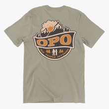Load image into Gallery viewer, Old People Outdoors Classic Tee in Sandstone | Also available in blue and granite